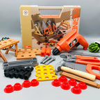 Kids Tool Toy Box Set for Boys And Girls Realistic Working Toys Tool Box with Hammer Screwdriver And More