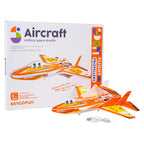 Electric hand launcher throwing glider aircraft model outdoor play toy