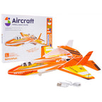 Electric hand launcher throwing glider aircraft model outdoor play toy