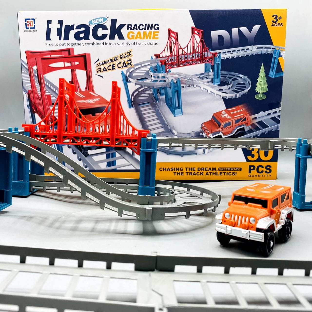 Activity Play Set-Jeep Racing Track for kids