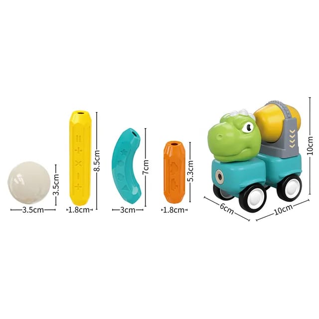 58Pcs DINOSAUR MAGNETIC LOCOMOTIVE