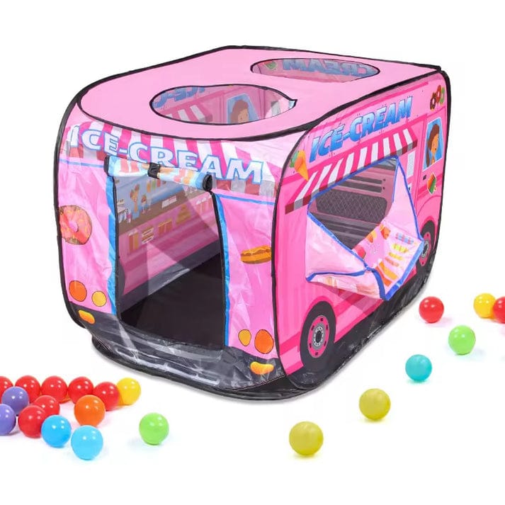Bus Style Pop-up Tent For Kids With Free 50 Balls