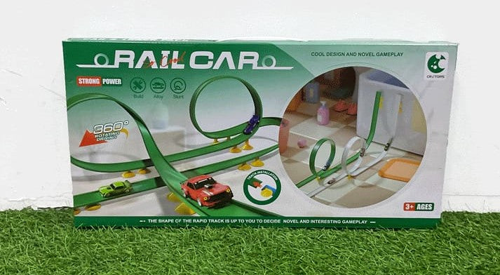 Creative Rail Car Track Set For Kids