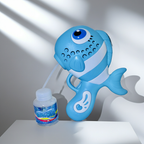 Massive Fish Bubble Gun_ - Kids Automatic Bubble Gun_ Toys Summer Soap Water Bubble Machine Plastic Electric