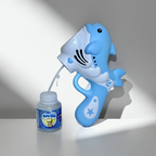 Massive Fish Bubble Gun_ - Kids Automatic Bubble Gun_ Toys Summer Soap Water Bubble Machine Plastic Electric