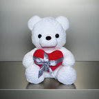 40cm Love Bear Plush Toy – Soft, Romantic & Perfect Gift for Someone Special