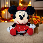 40cm Mice Mickey Mouse Minnie Mouse Stuffed Plush Toy Soft Good Quality Lover Valentine Day Gift Doll Movie Cartoon