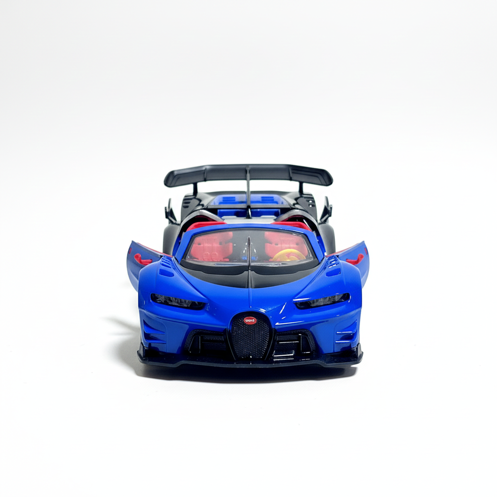 Scale Electric Sport Racing RC Car Model Toy with Lights for Kids