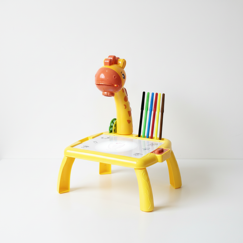 Giraffe Projector Painting