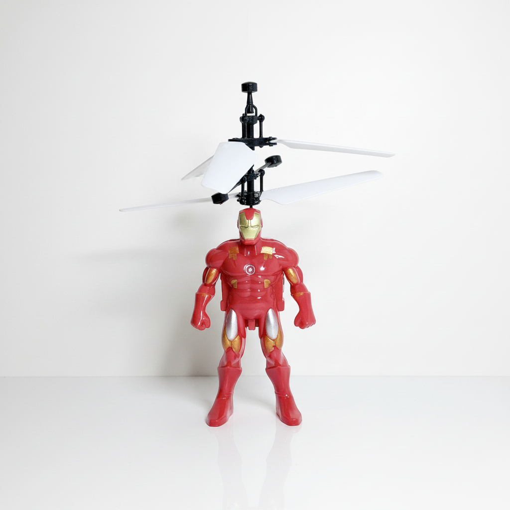 Elevate Playtime with the Flying Ironman Toy: Hand Sensor for Interactive Fun