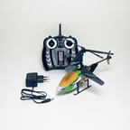 RFD 018 Remote Control Helicopter 2 Channel Gyro RC Helicopter with LED Lights Rechargeable Flying Toy with Remote Control