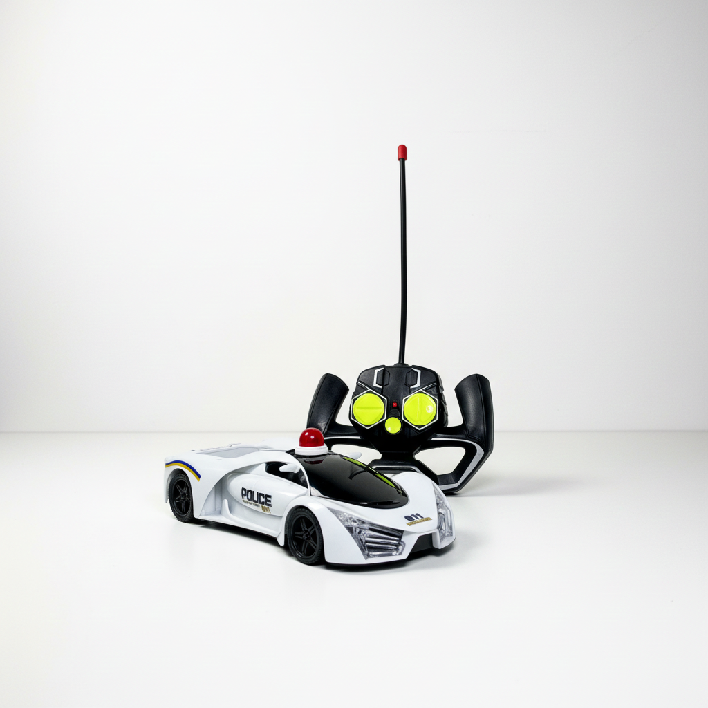 Rechargeable RC Top Speed Police Car