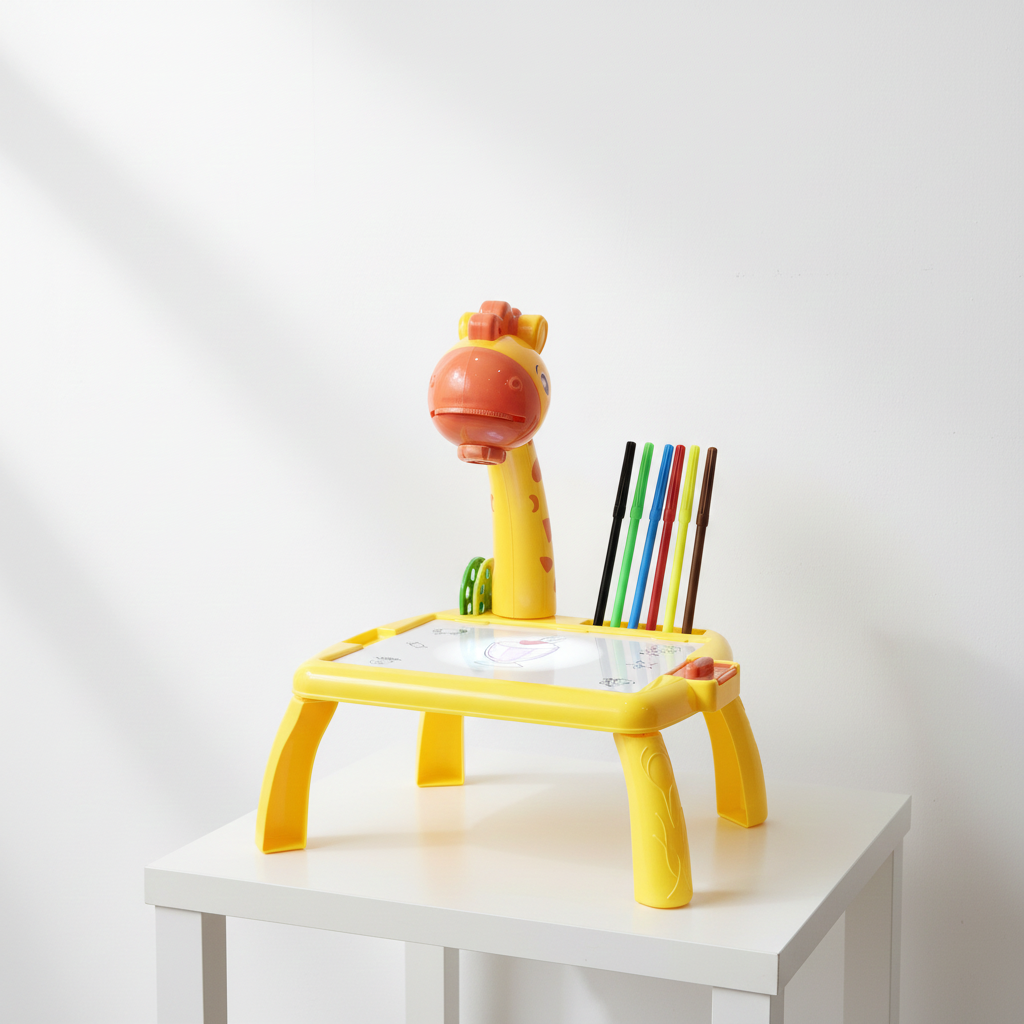 Giraffe Projector Painting